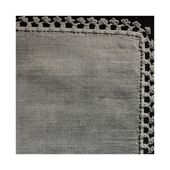 Vintage 1948 Handkerchief Edgings Tatting Crochet Pattern 6113 Irish Doily Trim - Picture 1 of 1